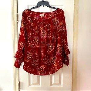 LOFT 🍂🍁 Blouse XL NWOT